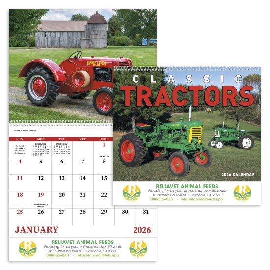 (image for) Classic Tractors - Spiral Version #7030