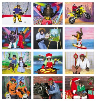 (image for) Monkey Mischief Wall Calendar Spiral Binding #7033