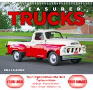(image for) Treasured Trucks Spiral Bound Wall Calendar - #7037