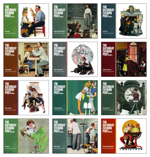 (image for) Saturday Evening Post Norman Rockwell Wall Calendar-Spiral Bound #7039