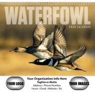 (image for) Waterfowl- Spiral Bound Wall Calendar- #7048