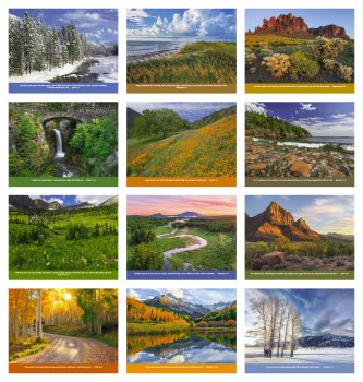 (image for) Everlasting Word Wall Calendar - Spiral Bound #7055