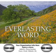 (image for) Everlasting Word Wall Calendar - Spiral Bound #7055