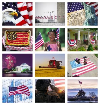 (image for) Celebrate America Wall Calendar-Spiral Bound #7069