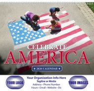 (image for) Celebrate America Wall Calendar-Spiral Bound #7069