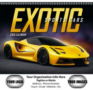 (image for) Exotic Sports Cars Spiral Bound- #7081