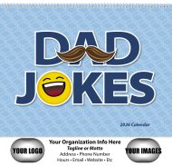 (image for) Dad Jokes! Wall Calendar Spiral Binding #7082 NEW ITEM FOR 2025!! 