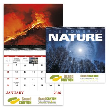 (image for) Power of Nature - Spiral Bound Wall Calendar #7103
