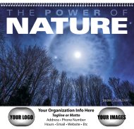 (image for) Power of Nature - Spiral Bound Wall Calendar #7103