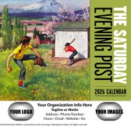 (image for) Saturday Evening Post Wall Calendar- Stapled #7209