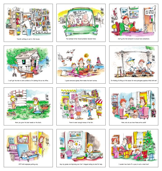 (image for) Laughing It Up Stapled Wall Calendars #7213