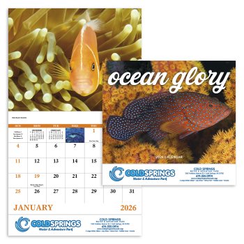 (image for) Ocean Glory Stapled Wall Calendar #7217