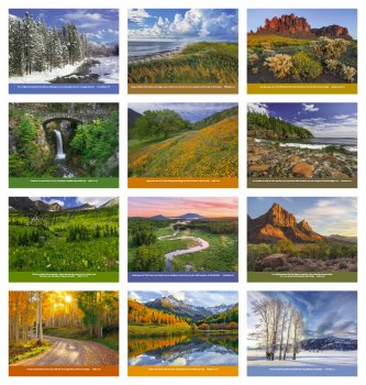 (image for) Eternal Word Stapled Version Full Size Wall Calendar- #7223