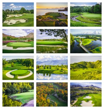 (image for) Fairways & Greens Stapled Wall Calendar #7229