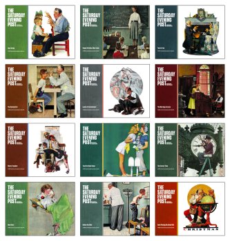 (image for) Saturday Evening Post Norman Rockwell Wall Calendar-Stapled #7239