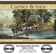 (image for) Currier & Ives Wall Calendar - Stapled #7241