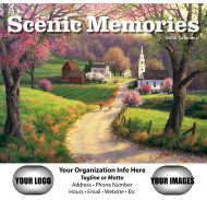 (image for) Scenic Memories Wall Calendar - Stapled - #7246