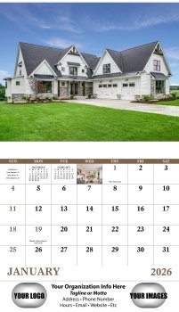 (image for) Welcome Home Stapled Wall Calendar #7249