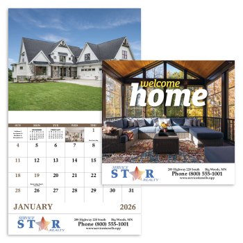 (image for) Welcome Home Stapled Wall Calendar #7249