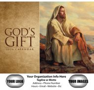 (image for) God's Gift Catholic Wall Calendar Stapled Binding #7259