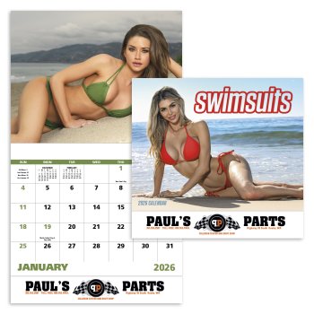 (image for) Swimsuits Stapled Wall Calendar #7265