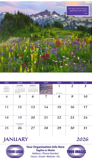 (image for) Inspirations For Life Stapled Wall Calendar #7279