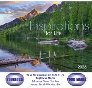 (image for) Inspirations For Life Stapled Wall Calendar #7279
