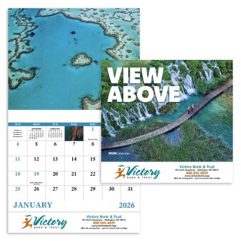 (image for) View From Above Stapled Wall Calendar #7284 NEW ITEM FOR 2025!! 