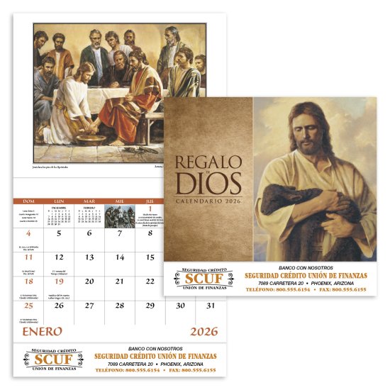 (image for) Regalo de Dios (Spanish) Catholic Wall Calendar Stapled #7295