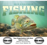 (image for) Fishing Stapled Wall Calendar #7299