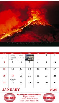 (image for) Power of Nature Stapled Wall Calendar #7303