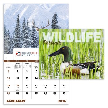 (image for) Wildlife Portraits Wall Calendar-Window Ad #7563