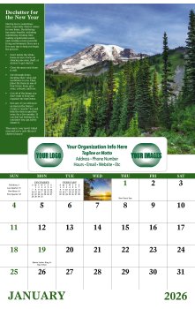 (image for) Healthy Living Wall Calendar-Window Ad #7573