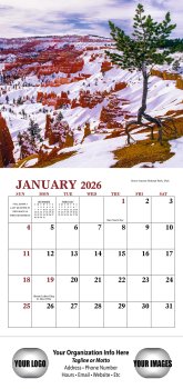 (image for) Mini Landscapes of America 12-Month Wall Calendar- # 7702
