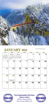 (image for) Mini Glorious Getaways 12-Month Wall Calendar- # 7726