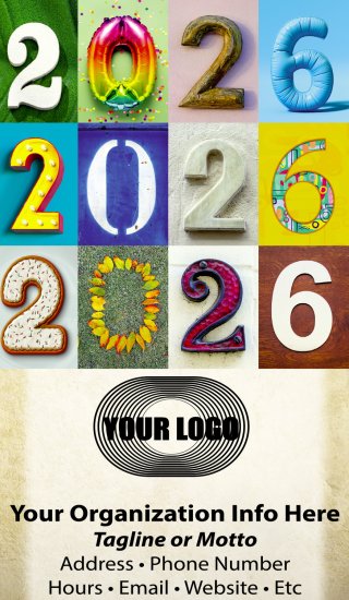 (image for) Colorful Impressions Monthly Pocket Planner Full Color - #8002