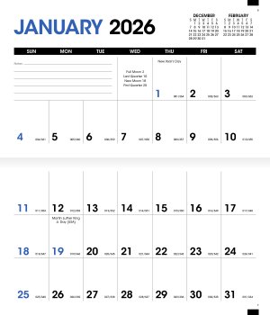 (image for) Colorful Impressions Monthly Pocket Planner Full Color - #8002
