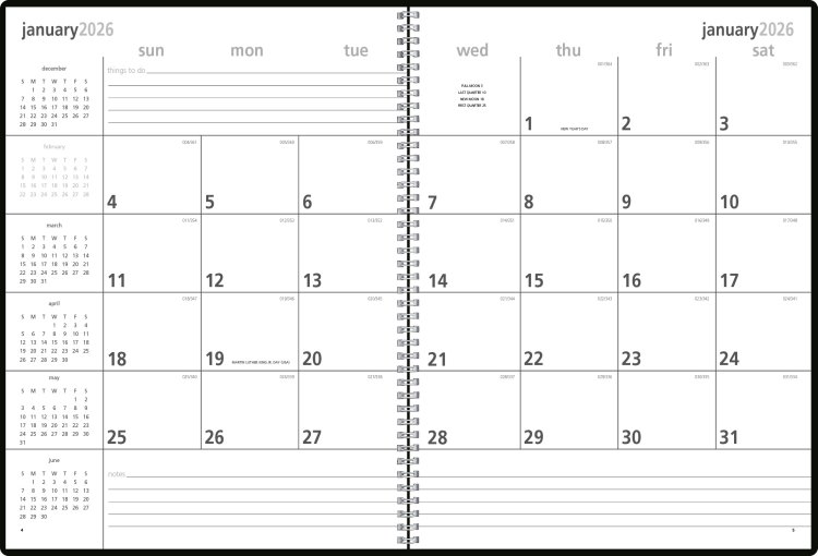 (image for) Monthly & Weekly Planner - #8105