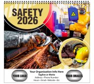 (image for) Industrial Safety 12 month Wall Calendar- #5200U