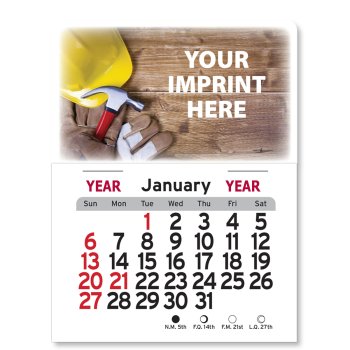 (image for) Peel-n-Stick® Magnet Calendar #1025M  NEW THIS YEAR! 