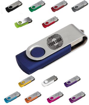 (image for) 4 GB Folding USB 2.0 Flash Drive #LC30729