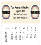 (image for) Business Card Calendar Magnet #MGBCCL