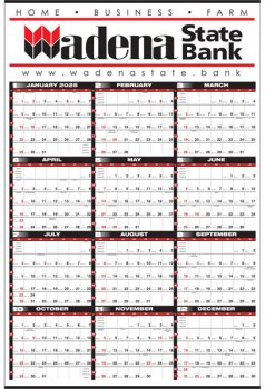 (image for) Year-in-View® Two Color Production Planner - #8193C