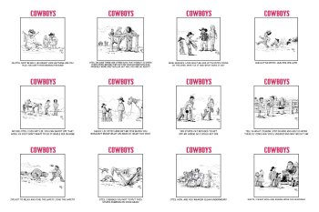 (image for) Cowboys Pad Press-n-Stick- V8879