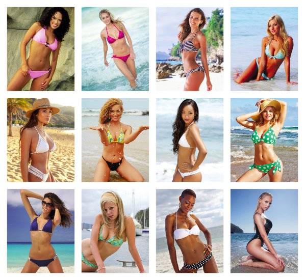 (image for) Sunshine Girls Press-N-Stick- #V8890