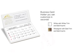 (image for) The Personalizer Business Card Desk Calendar`- #756