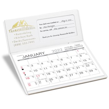 (image for) The Personalizer Business Card Desk Calendar`- #756