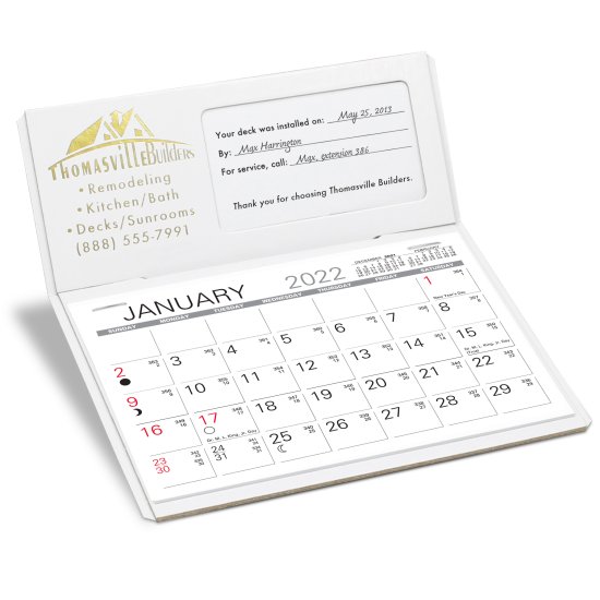 (image for) The Personalizer Business Card Desk Calendar`- #756